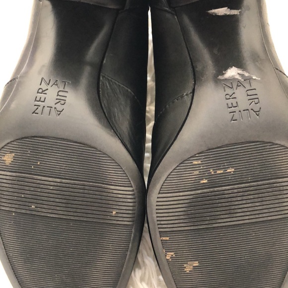 ALIZ shoe. Black Leather. High heels. - Picture 5 of 7